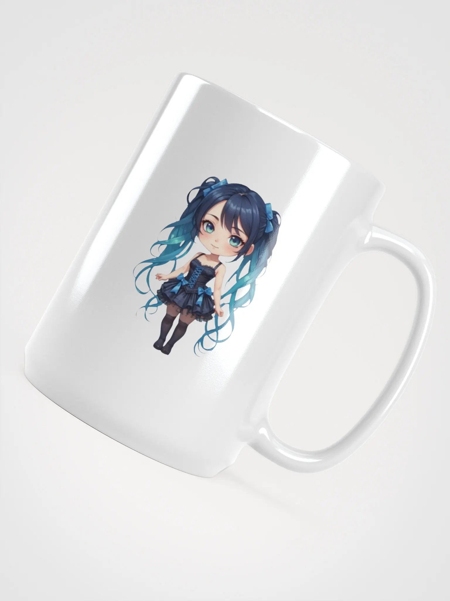 Chibi Blue Hair Cutie Mug product image (4)