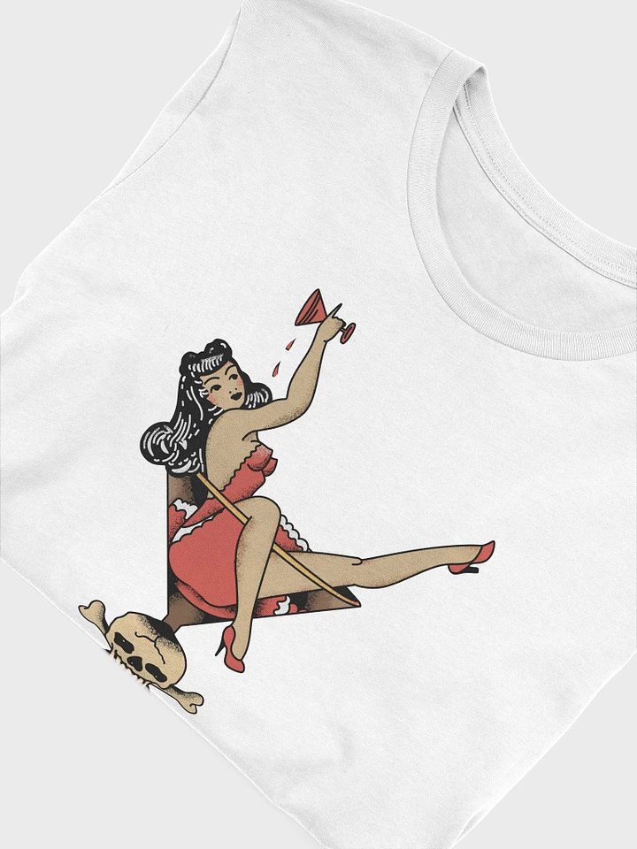 Halloween Poison Potion Blood Drink Retro Pinup Girl T-Shirt product image (12)