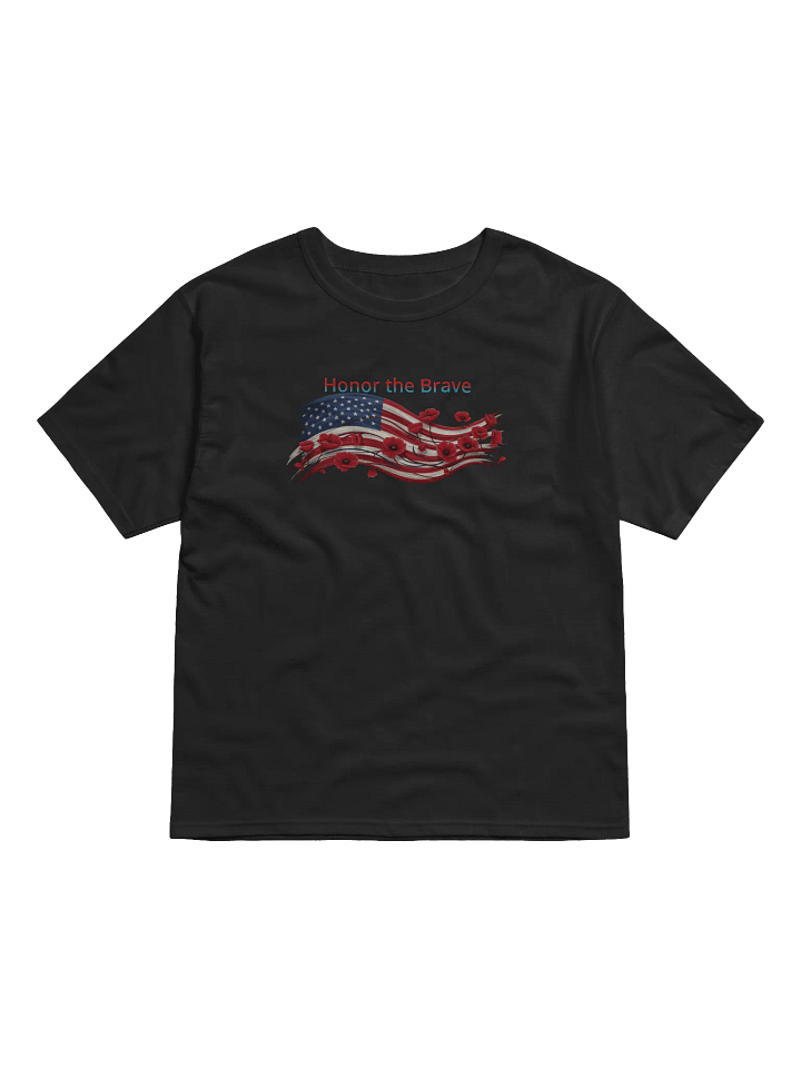 Honor the Brave American Flag T-Shirt product image (2)