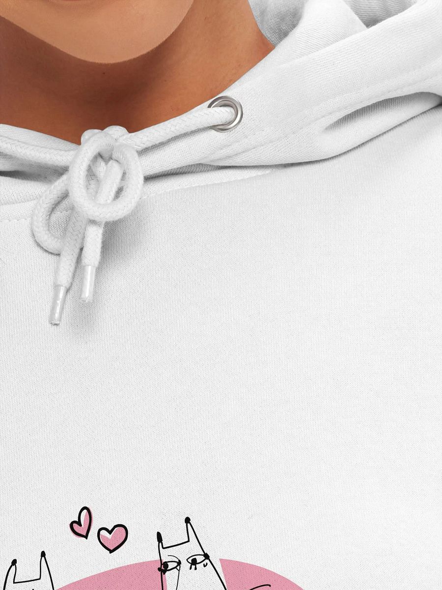 Whimsical Cat Love Cartoon Hoodie product image (7)