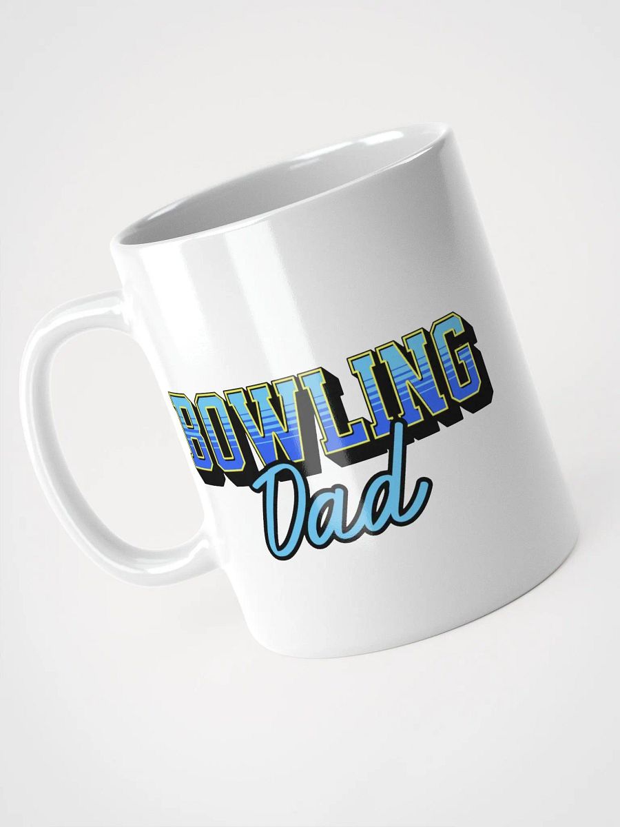 Bowling Dad White Glossy Mug product image (2)