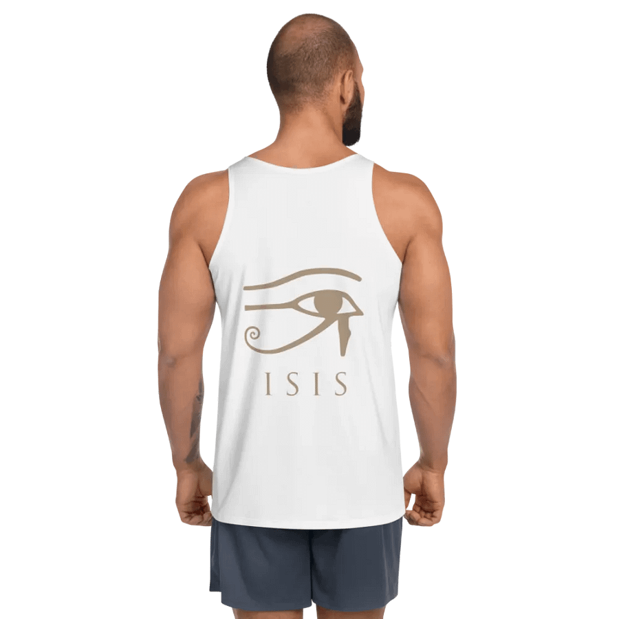 Isis White All-Over Tank Top product image (4)