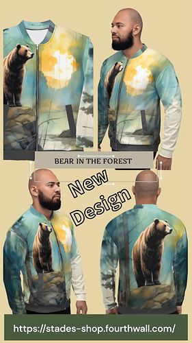 Showcase your individuality with the all-over print Bear Jacket! Get yours today!
https://stades-shop.fourthwall.com/
 #bolds...