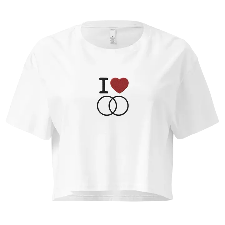 i love venn diagrams crop (embroidered) product image (1)
