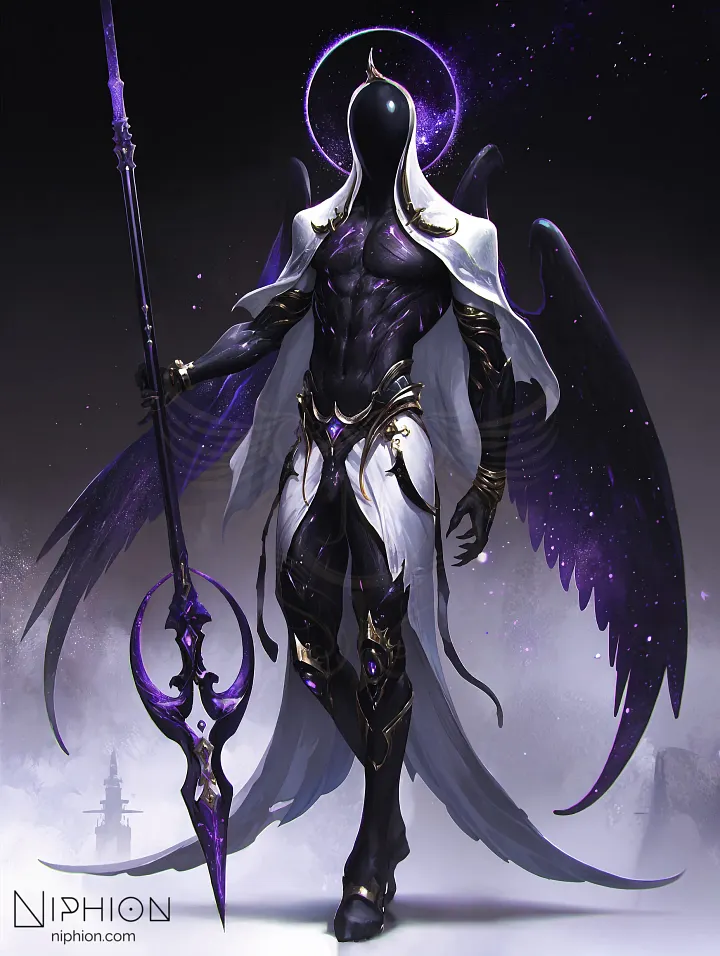 High-Resolution Digital Art – Nebula Archangel, Character Design #14 product image (1)