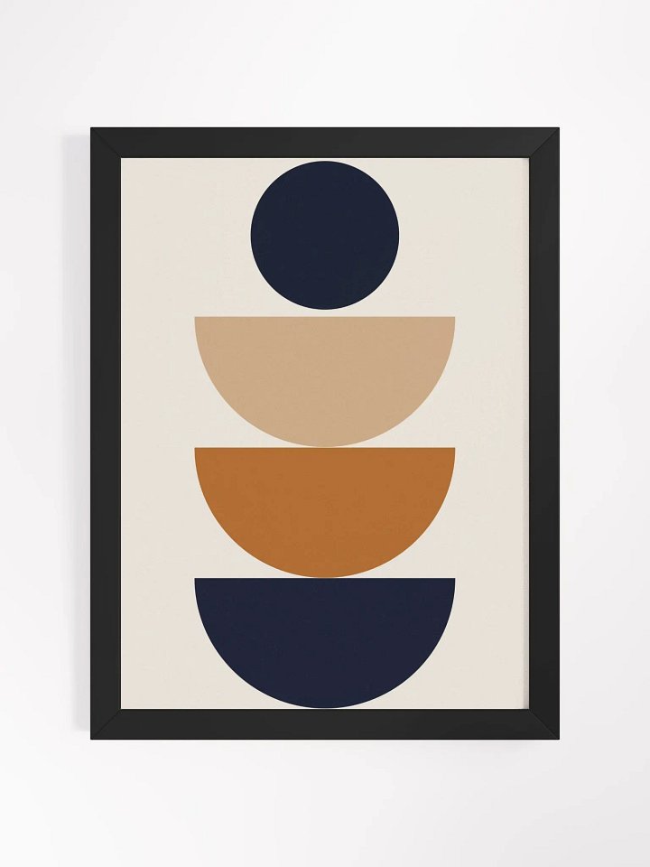 Geometric Harmony Framed Poster product image (2)
