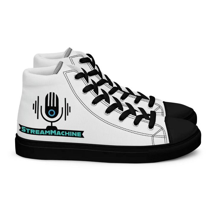 StreamMachine Men's High Top Canvas Shoes product image (2)
