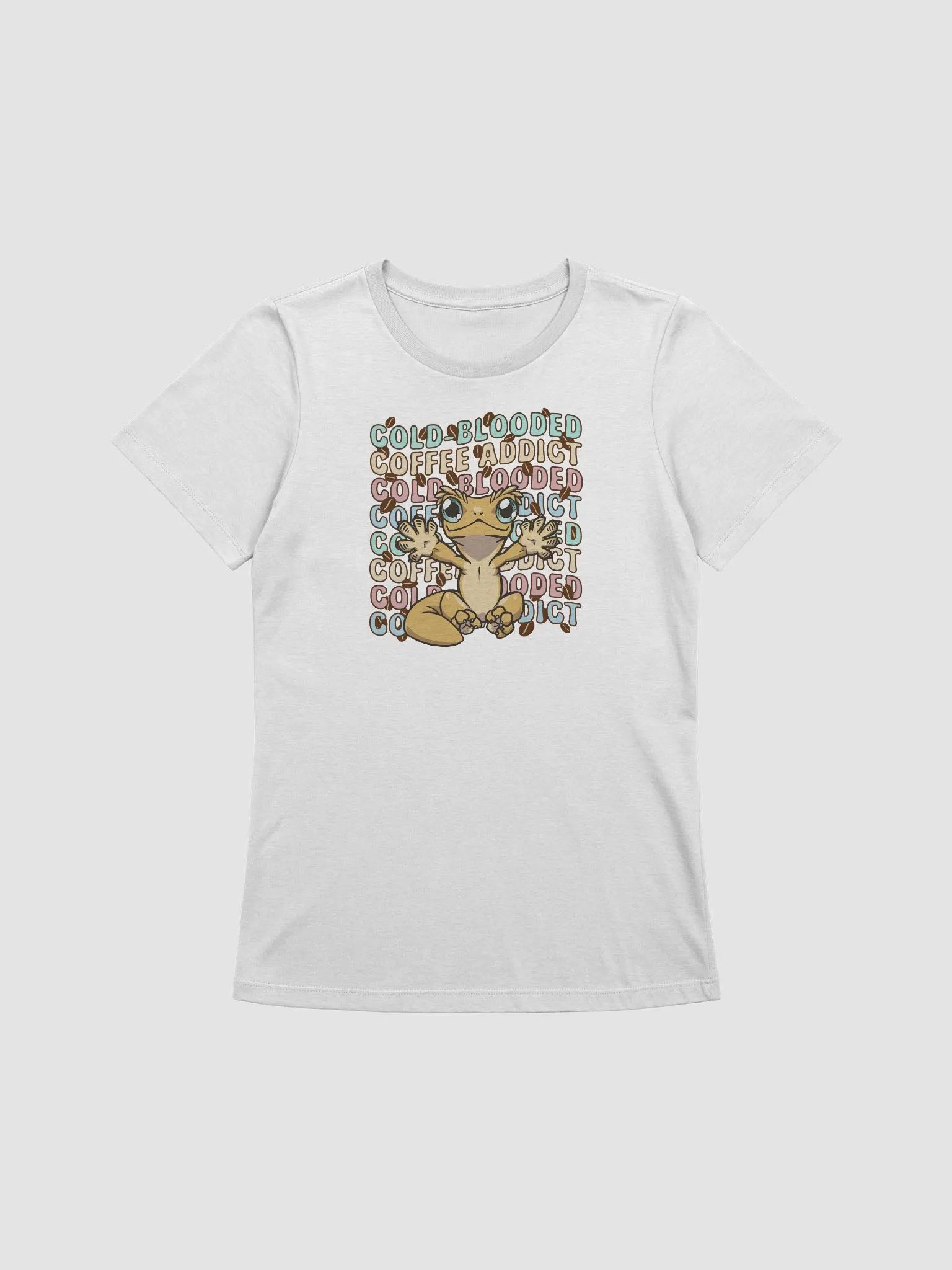 Gecko Grind Women's Coffee T- Shirt product image (2)