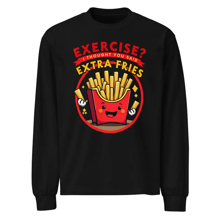 Extra Fries Long Sleeve Shirt product image (1)