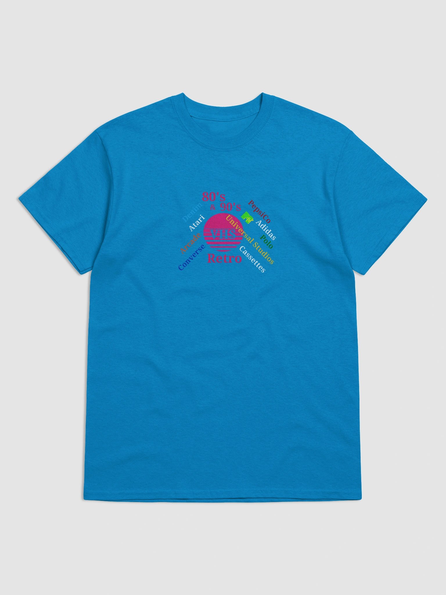 Retro Vibes VHS Circle Graphic Tee product image (1)