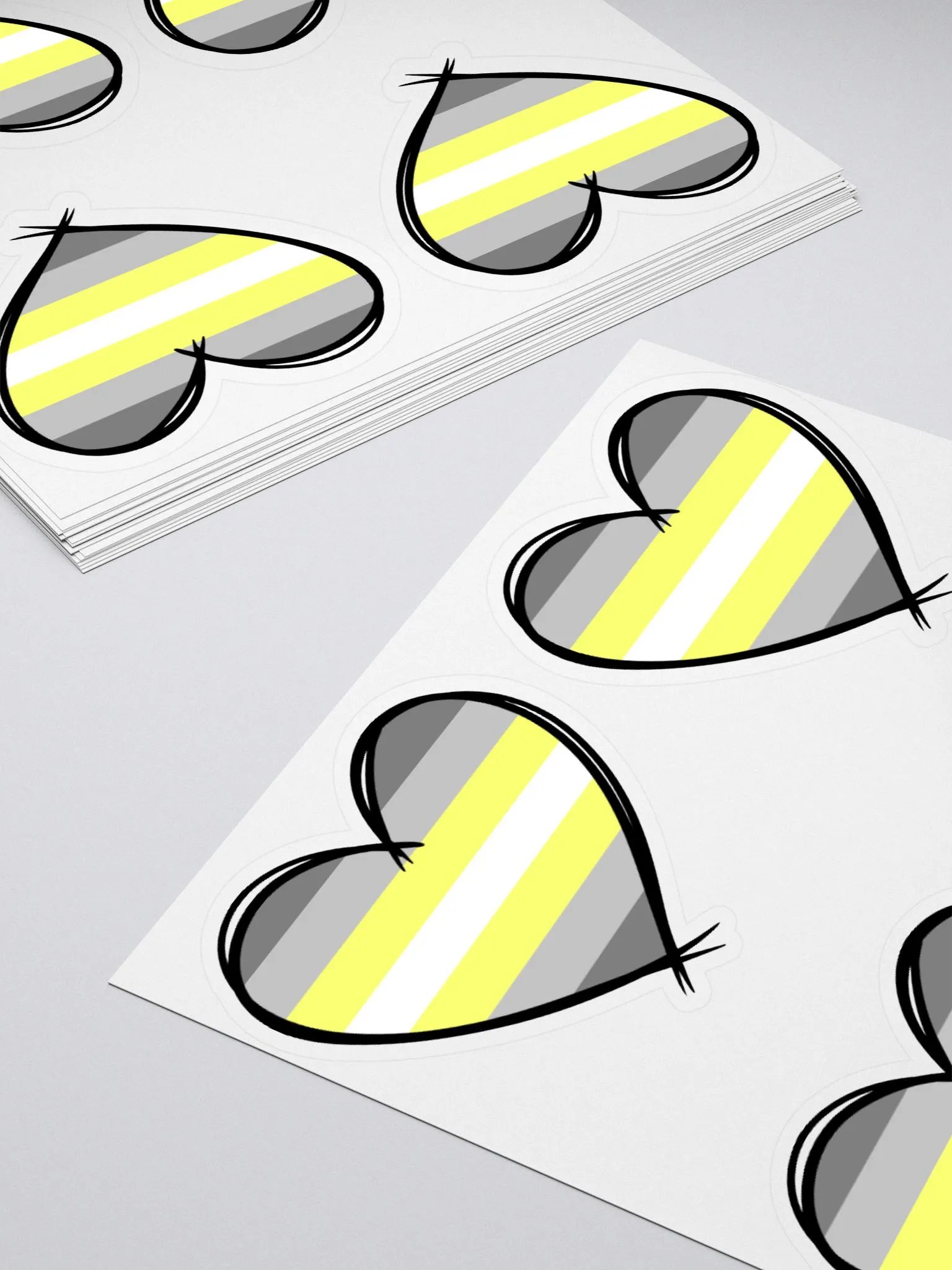 Demigender Pride Stickers product image (8)