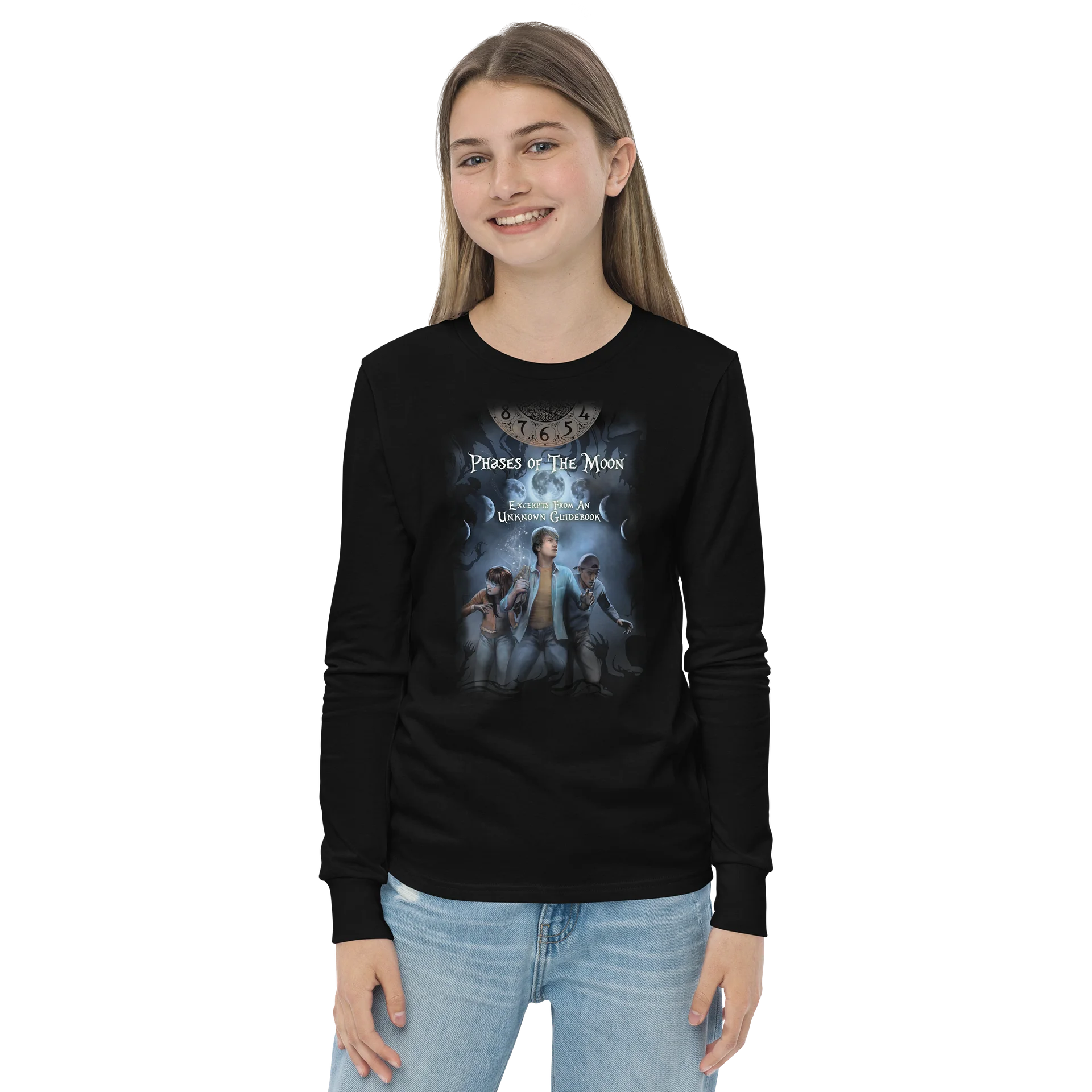 Phases of the Moon - Youth Long Sleeve T-Shirt product image (2)