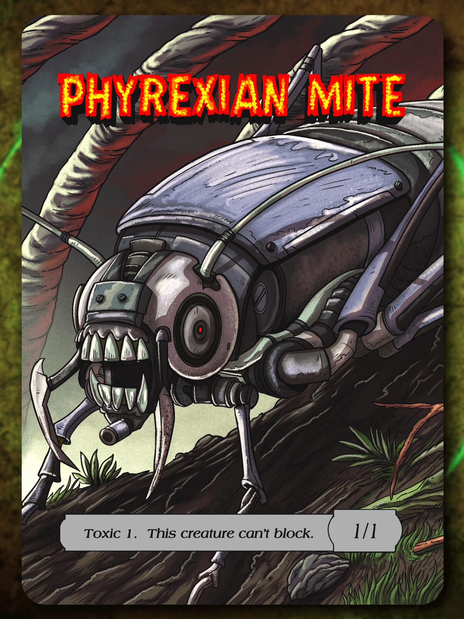 Phyrexian Mite 1/1 Full Art Token product image (1)