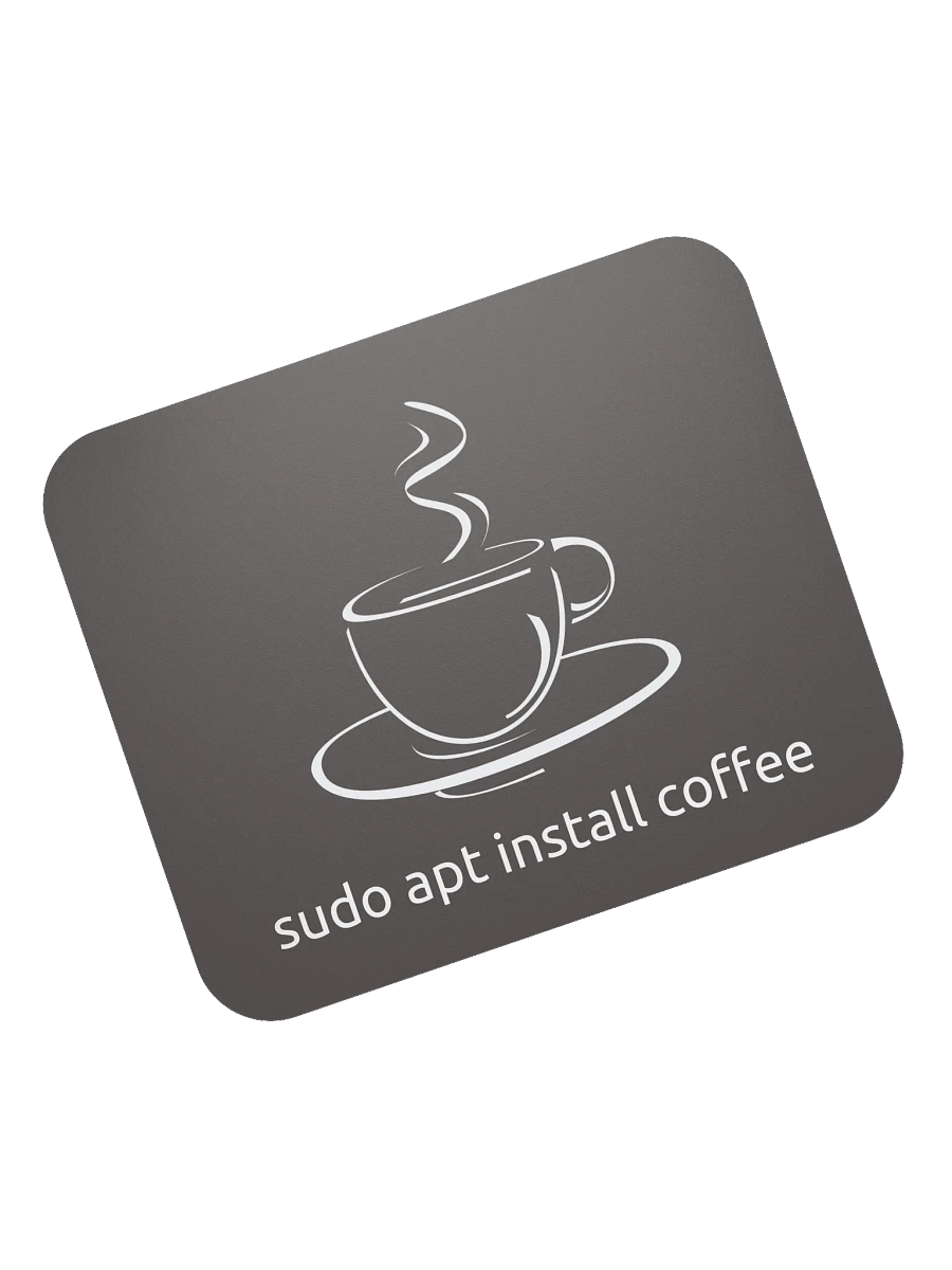 apt install coffee Mouse Pad product image (3)