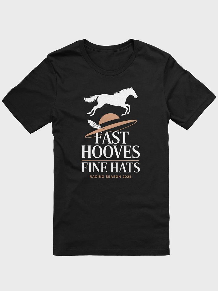 Fast Hooves Fine Hats Graphic Tee | Western Racing 2025 Tee product image (1)