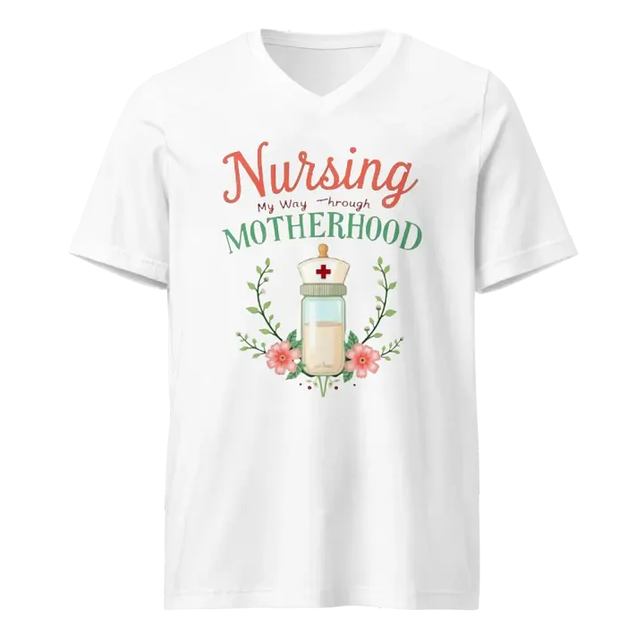 Nurse Mom V-Neck Tee product image (5)