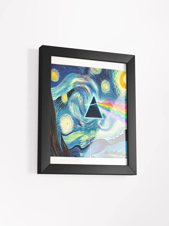 🌙 Pink Floyd Dark Side of the Moon – Van Gogh-Inspired Framed Print product image (22)