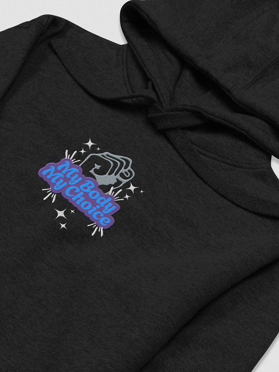 "My Body, My Choice" embroidered hoodie product image (32)