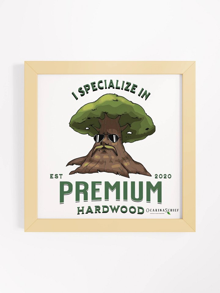 Premium Hardwood Framed High-Quality Matte Poster product image (2)
