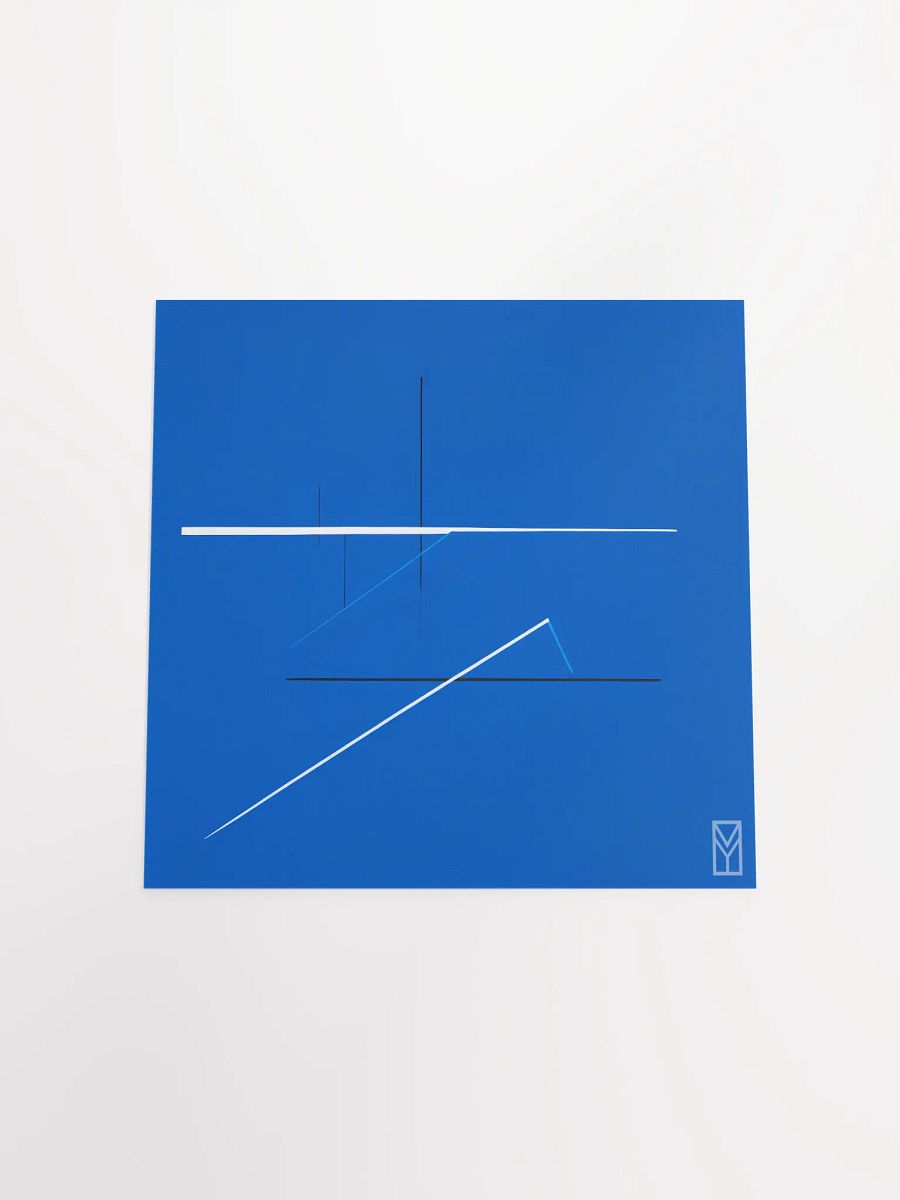 Poster Global Blue Screen: Abstract Art product image (4)