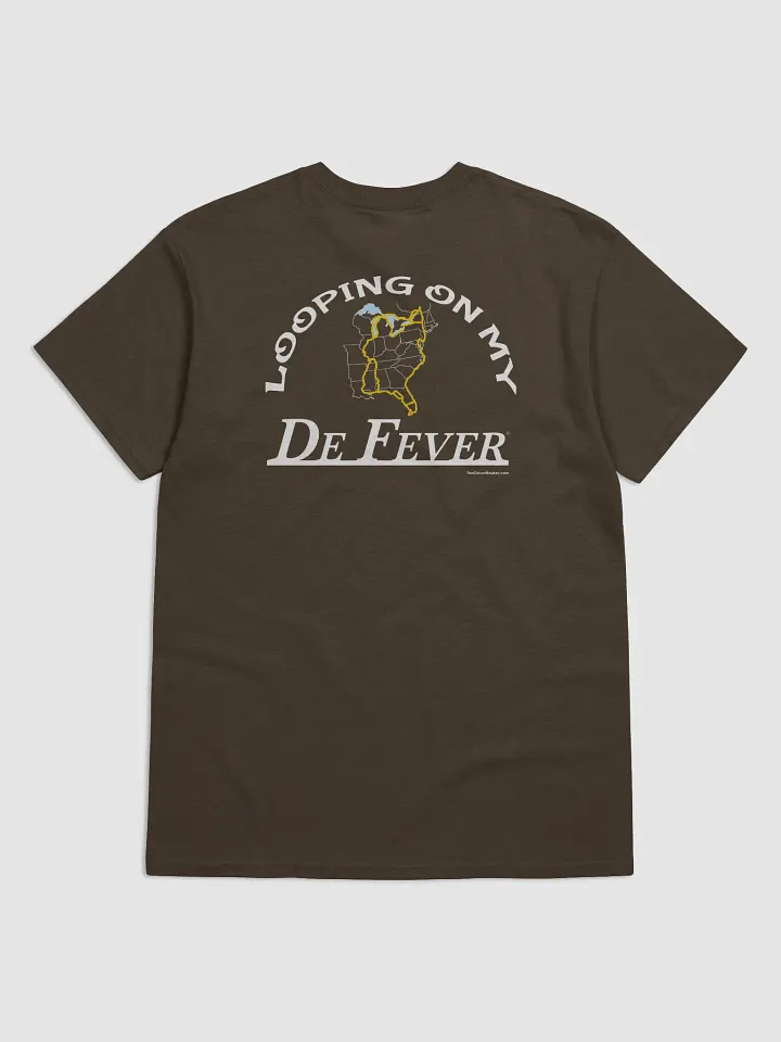 Looping On My DeFever - T-Shirt - Dark Shirt w/White Logo product image (1)