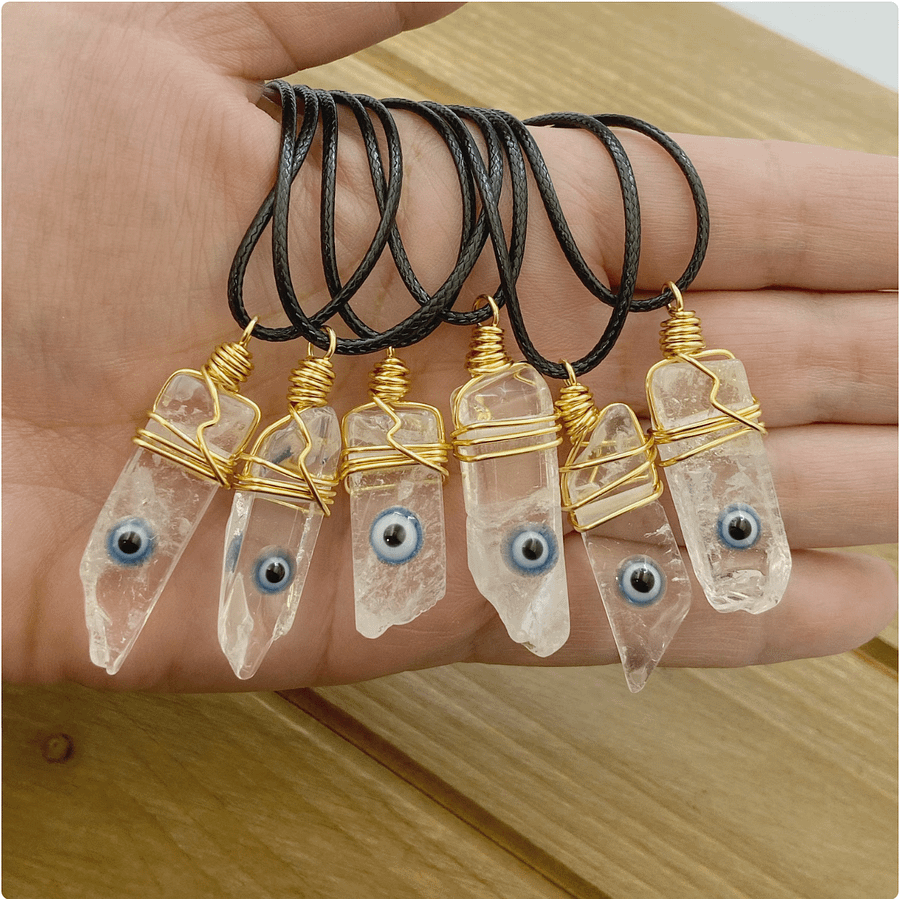 Wire Wrapped Mal de Ojo Necklace *Pre-Order* product image (3)