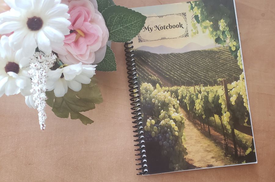Orchard Notebook | Grapes Fruit Spiral Notebook product image (2)