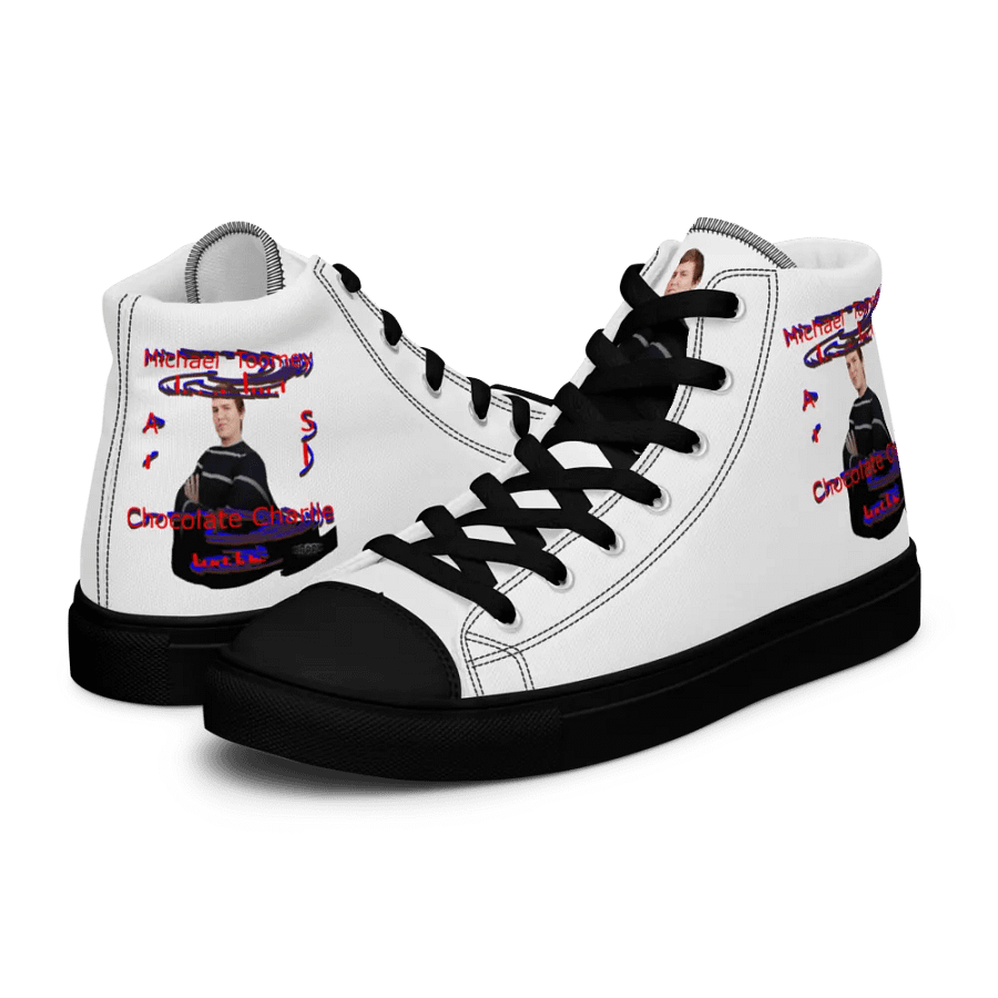 Michael Toomey As Chocolate Charlie 00 - Men's High Top Canvas Shoes product image (10)