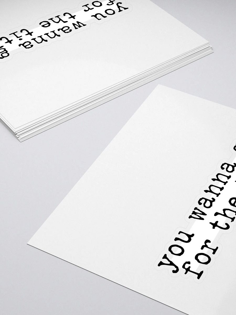 Go for the Title Buddie Quote Sticker product image (4)