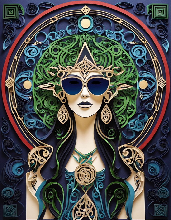 Winter Wiccan 14 - Instant Download product image (1)