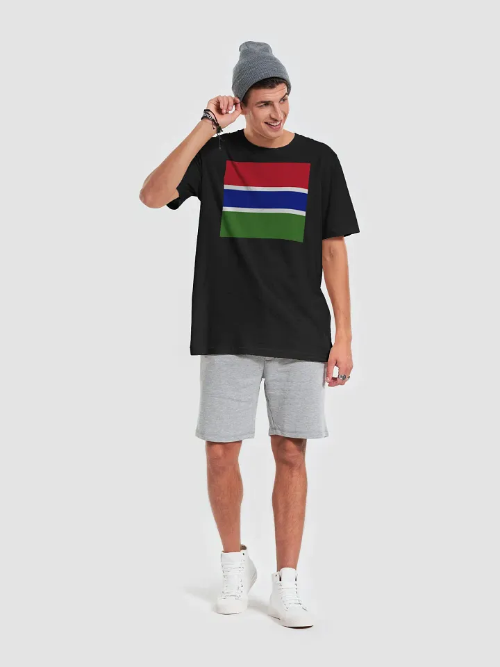 Exclusive Unisex Gambia Flag Graphic Tee by Graphic Grove product image (1)