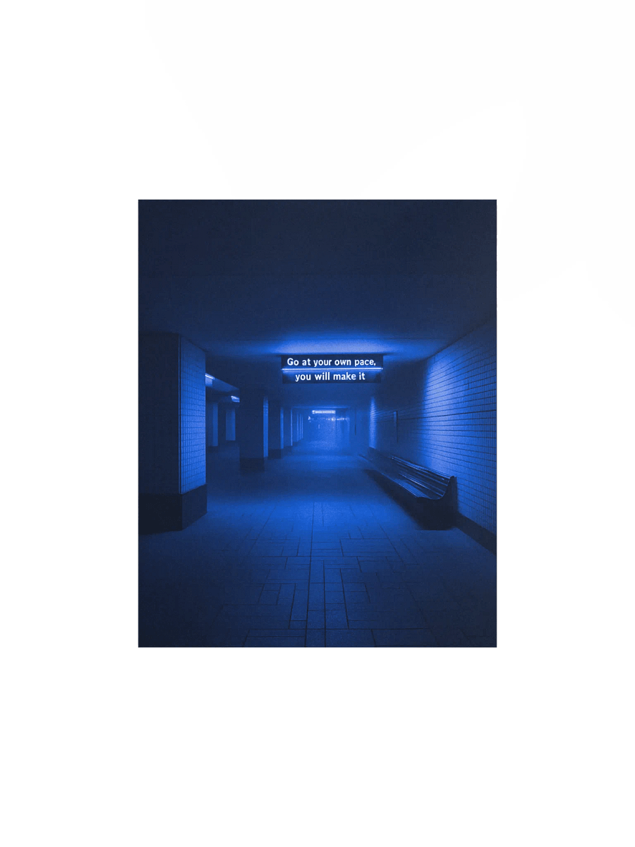"Go at your own pace" Matte Poster product image (3)
