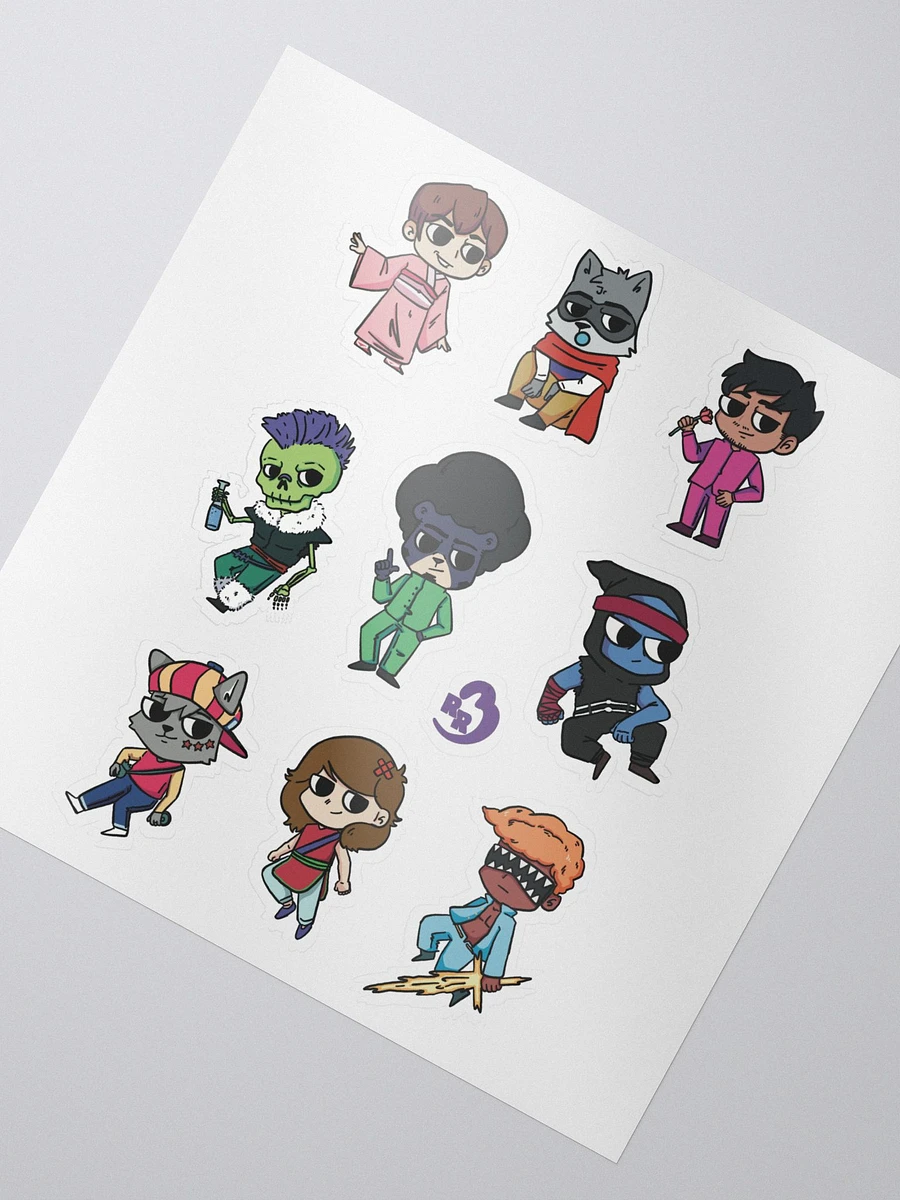 RR3 Cast - Kiss Cut Stickers product image (2)