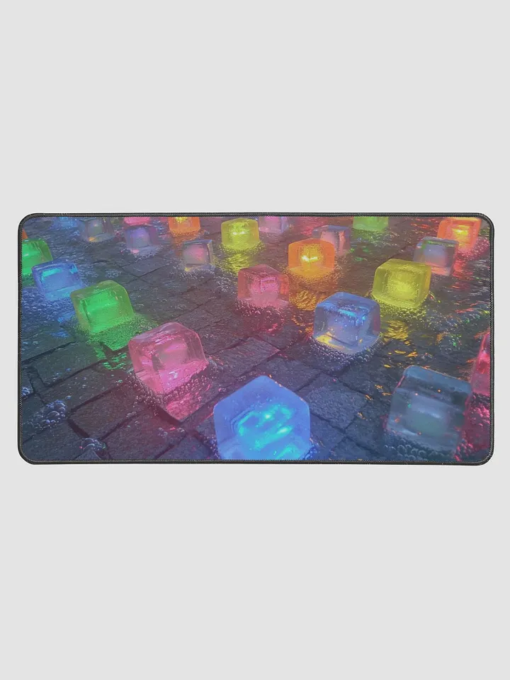 Neon Ice Desk Mat - Cool Touch of Style product image (1)