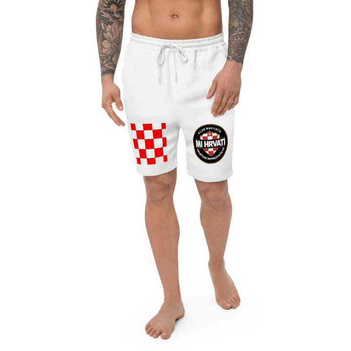 Men's Fleece Shorts Croatian Fun product image (1)