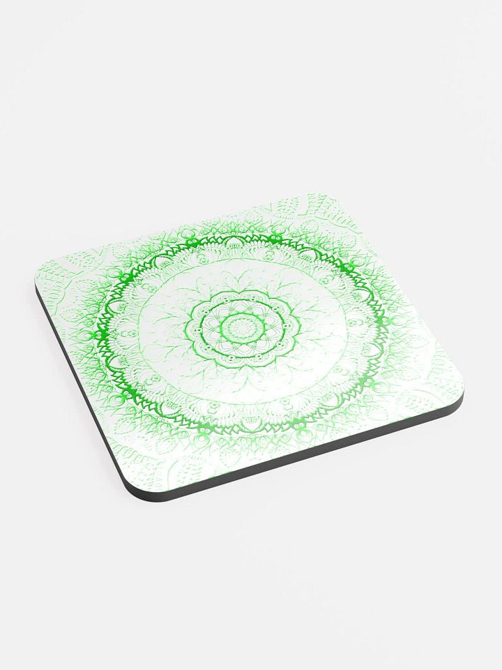 Kaleidoscope Green Cork Coaster Set product image (2)