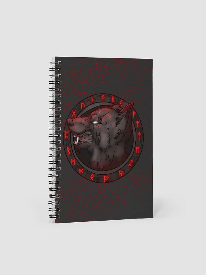 Runic Wolf Notebook product image (1)