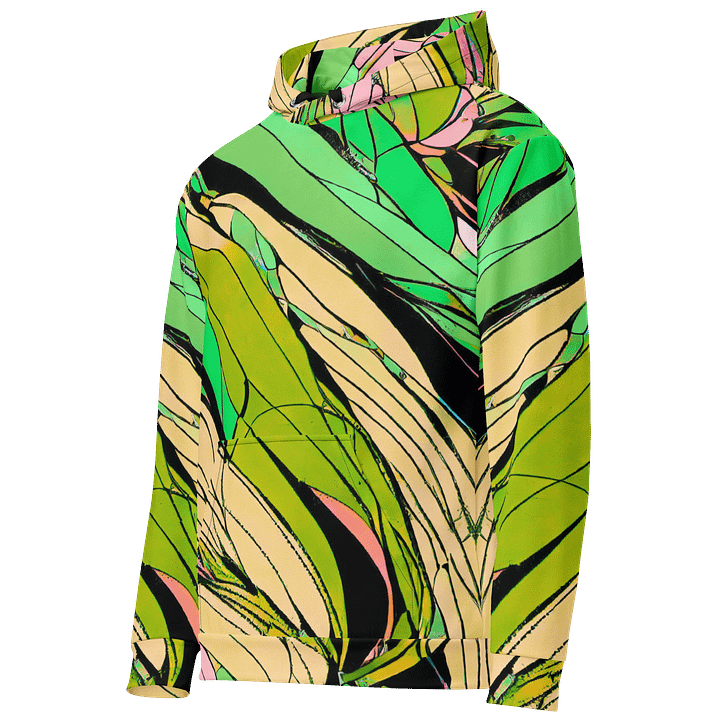 Vibrant Swirls Unisex Hoodie – Colorful All-Over Print Hoodie for Artistic Streetwear & Bold Aesthetic Style product image (2)
