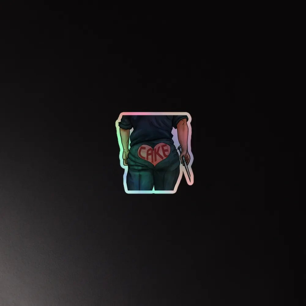 Geralt Cake Shiny Sticker product image (4)