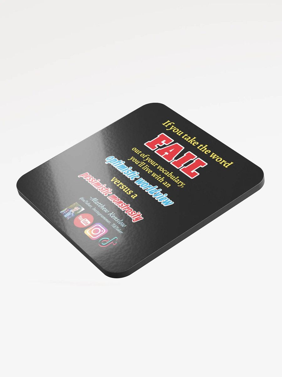 Glossed Cork Coaster [Quote 5] product image (4)