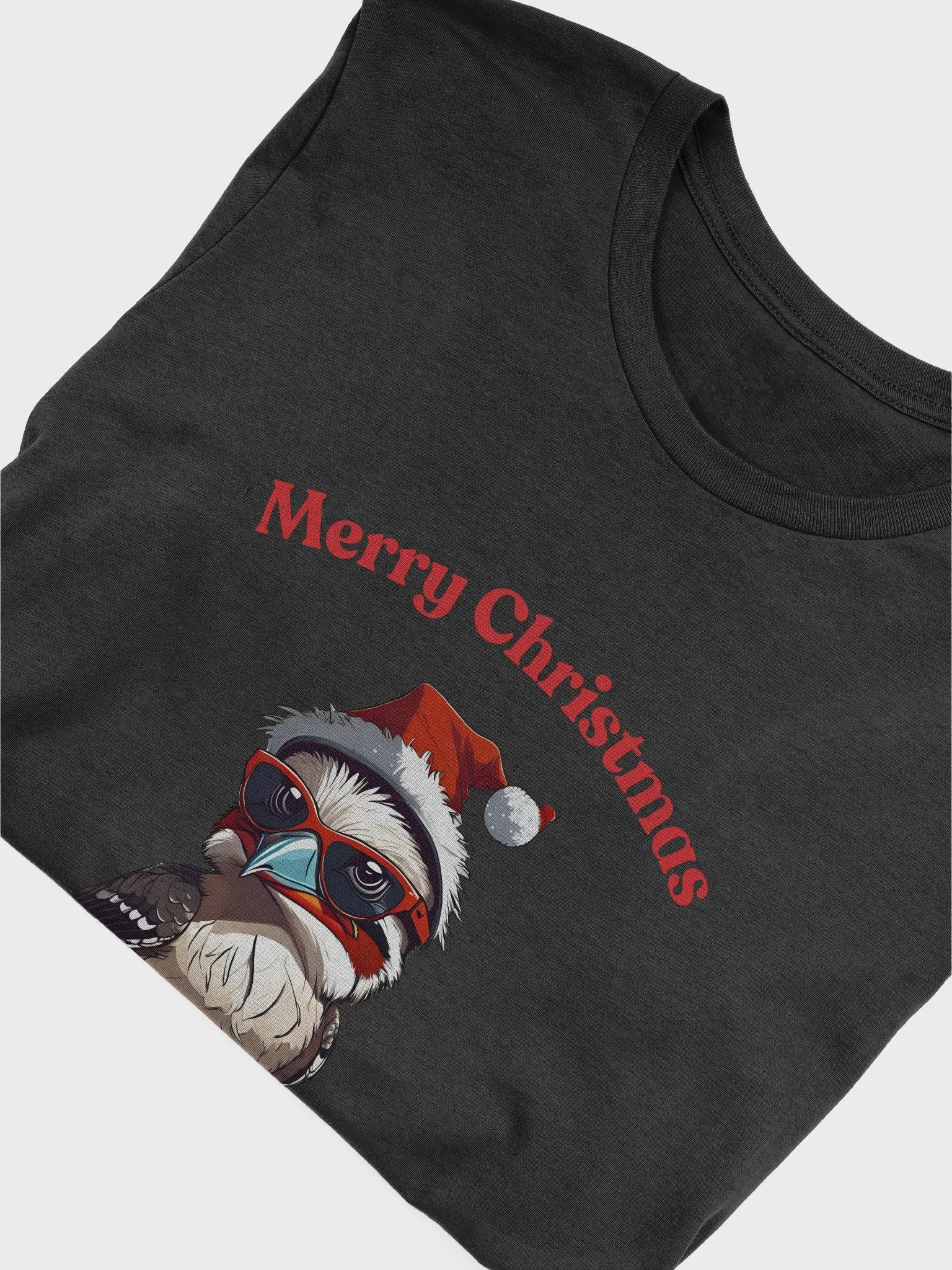 Festive Kookaburra Merry Christmas T-Shirt - Red product image (5)