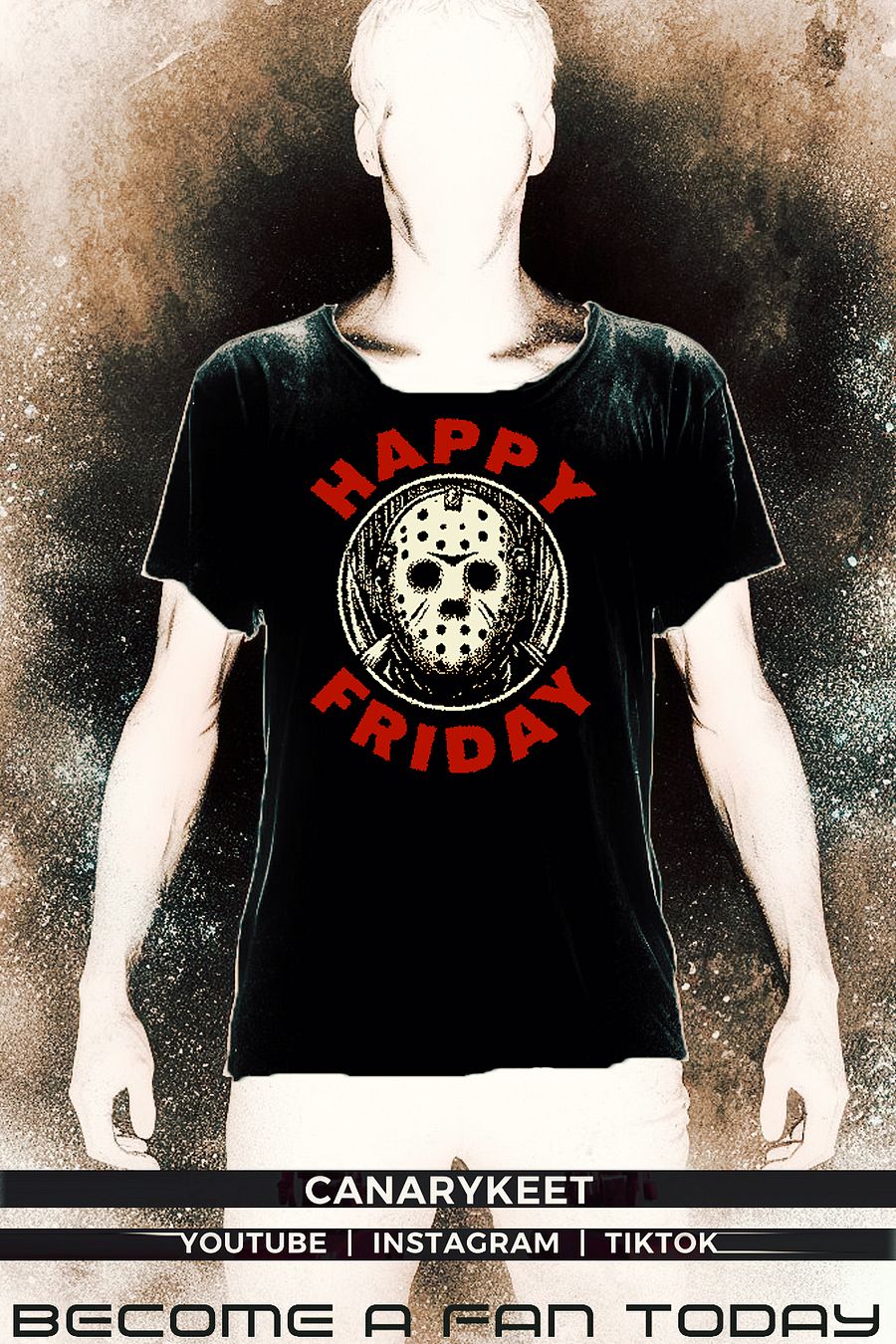 Happy Friday The 13th Hockey Mask T-Shirt product image (3)