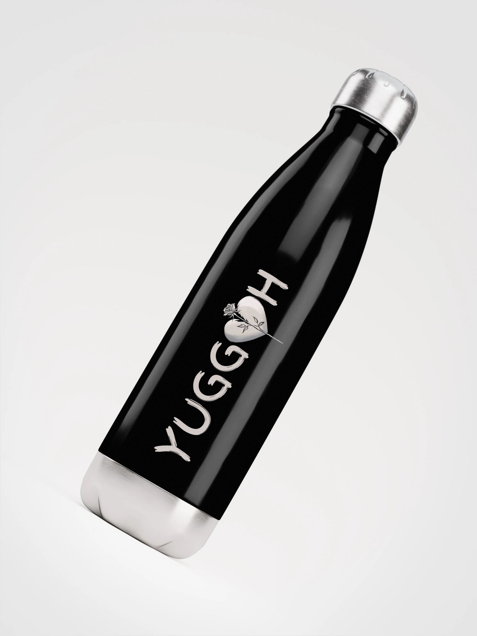 Monochrome Love Stainless Steel Bottle product image (4)