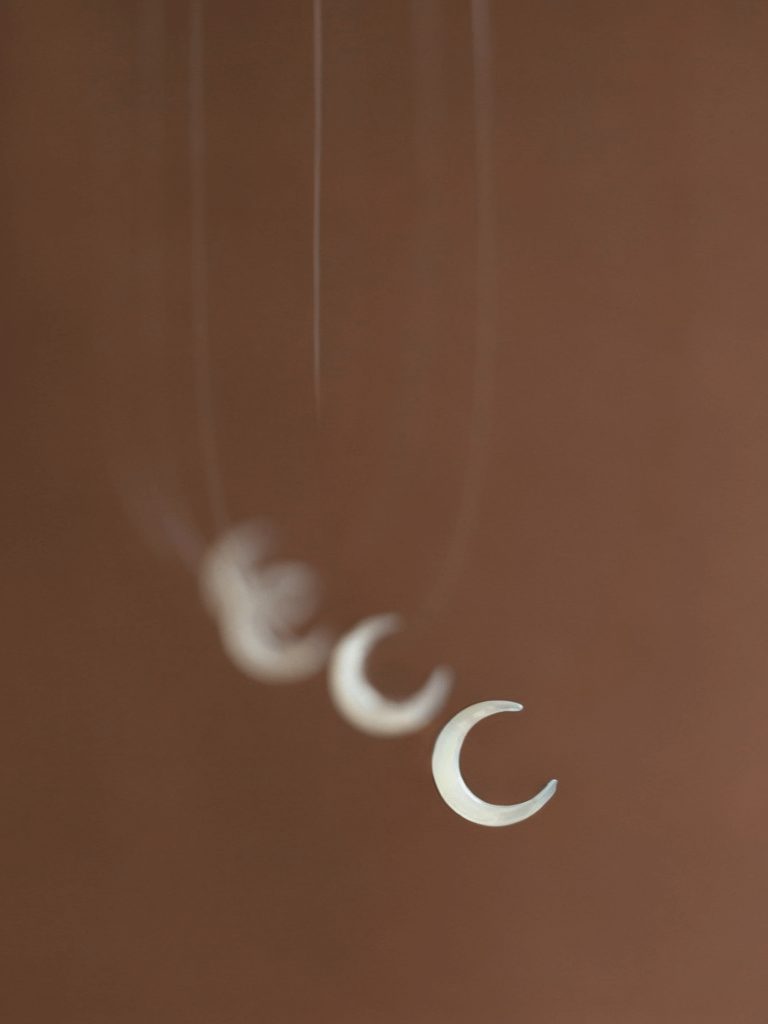 Shell Moon Necklace | 18K Gold Plated product image (8)
