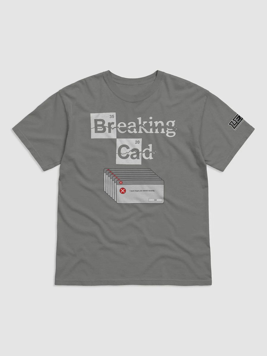 Breaking CAD Gray Tee Shirt product image (1)