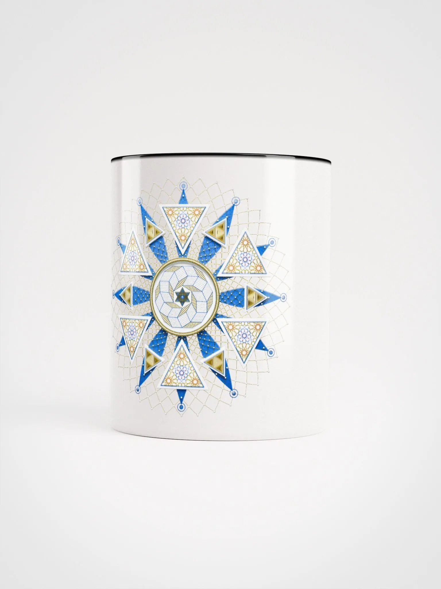 Mandala of Hope Ceramic Mug with Color Inside product image (1)