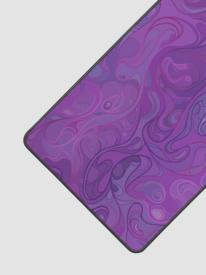 PURPLE SWIRL - Desk mat 12 x 22