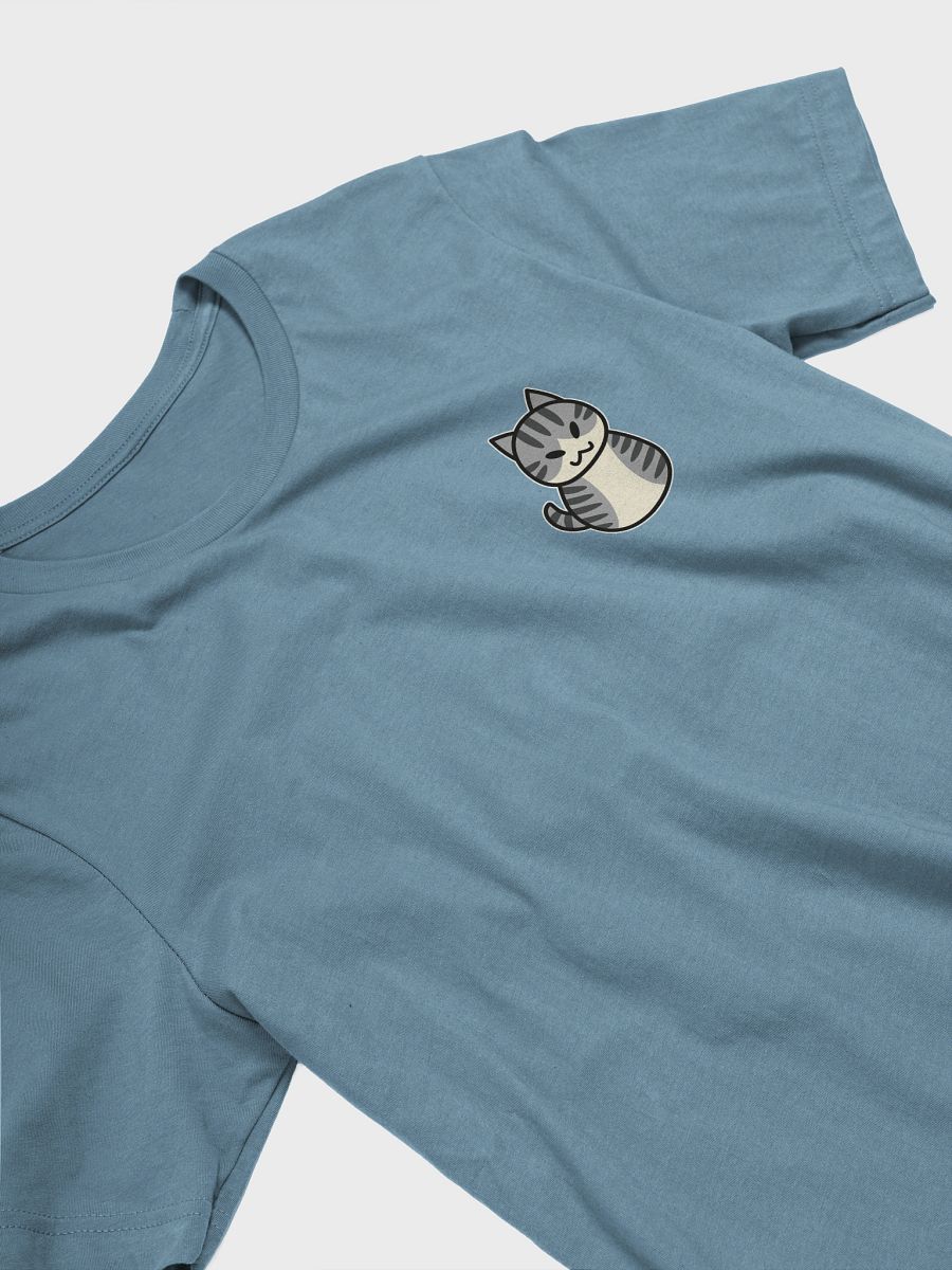 Gray Tabby and White (Off-white) Cat Unisex T-shirt product image (5)