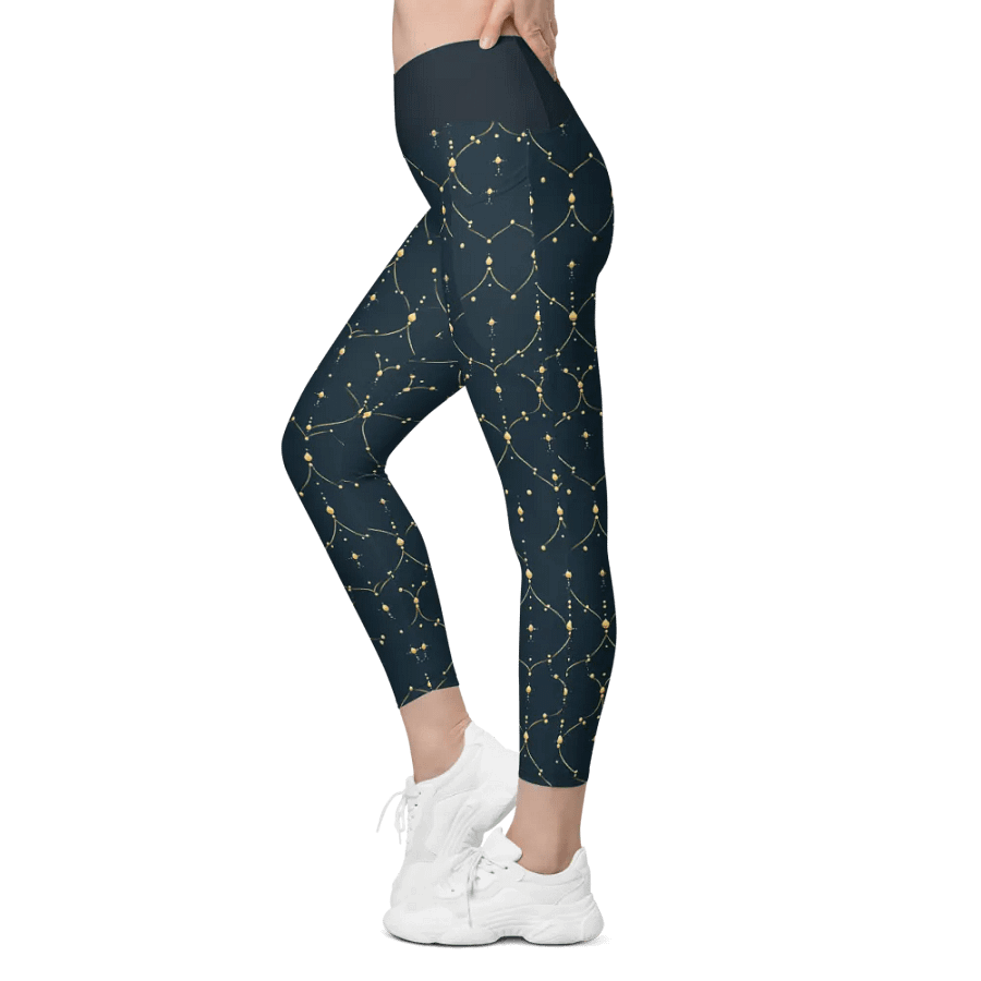 Dhyana - Crossover Leggings with Pockets product image (4)