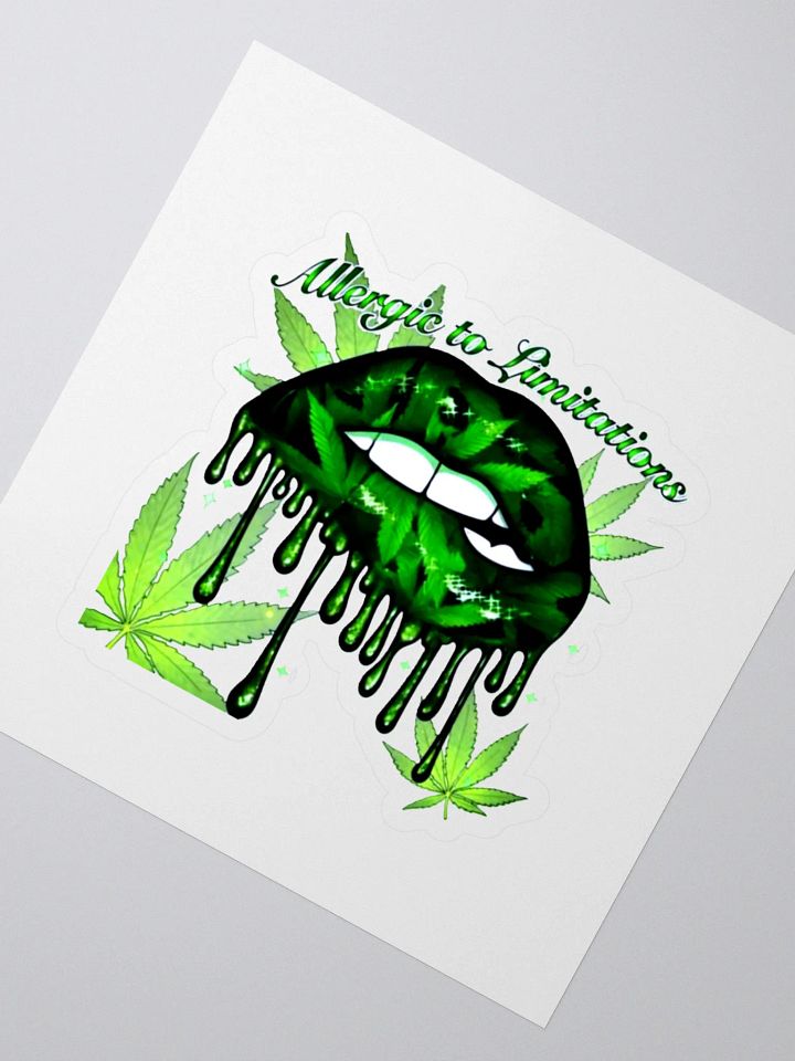 "Allergic to Limitations" Stickers – KingMafiaGaming product image (2)